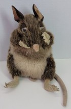 VTG Folkmanis Hand Puppet Plush Toy Pack Rat Realistic Creepy Rodent Mouse Rare - $19.34