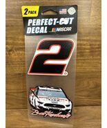 Brad Keselowski 2018 Wincraft #2 Discount Tire 4x8 2pc Decal Set - $5.70