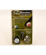 Fix-Master Divot Tool, Attaches to Putter, w/Ball Marker, Starting Time ... - £6.22 GBP