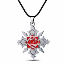 Vampire Knight Necklace Tattoo Symbol Pendant Kaname Kuran Cross Yuki Anime - £7.15 GBP