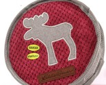 1 Ct Eddie Bauer Pet Squeak &amp; Crinkle Strong Durable Fabric Round Moose ... - $21.99