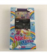 Lisa Frank Sticker Dreams Fairy Butterfly Fuzzy Sticker Sheet Set Over 100+ New - £19.74 GBP
