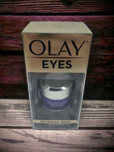 OLAY Eyes Retinol 24 Night Eye Cream 15ml 0.5fl oz Smooth Bright Eyes Vitamin B3 - $17.63