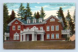 Governor&#39;s Mansion Olympia Washington WA 1910 DB  Postcard Q3 - £3.83 GBP