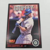 1993 Leaf Ken Griffey Jr #1 Triple Play Seattle Mariners Baseball Card - £1.10 GBP