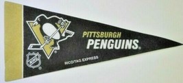 Pittsburgh Penguins NHL Felt Mini Pennant 4&quot; x 9&quot; Banner Flag Souvenir NEW - £2.83 GBP