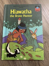 Vintage 1979 Hiawatha the Brave Hunter Walt Disney Hardcover Book - £6.63 GBP