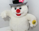 Frosty the Snowman Singing Plush Gemmy Industries Nelson Rollins Vintage... - $19.79