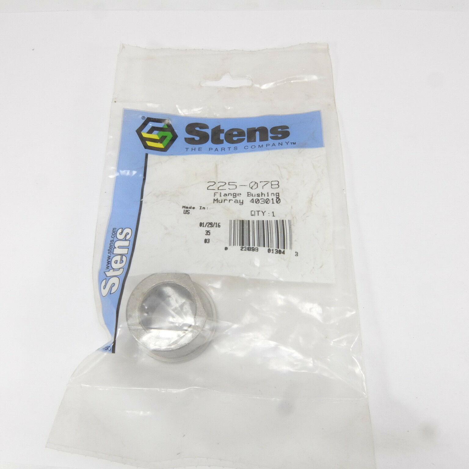 Stens 225-078 Wheel Bushing replaces Murray 403010 403010MA - $2.00
