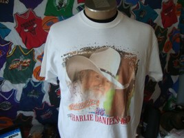 Vintage 90&#39;s Charlie Daniels Band 25th Anniversary 1998 Concert Tour T Shirt L - £27.52 GBP