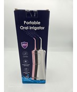 Portable Oral Irrigator IPX7 Charcoal Black Rechargeable Dental Water Fl... - $33.93 CAD