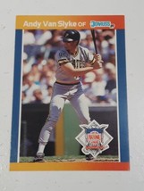 Andy Van Slyke Pittsburgh Pirates 1989 Donruss Card #61 - £0.76 GBP