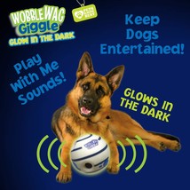 Wobble Wag Giggle Glow in The Dark Interactive Dog Toy - £19.33 GBP