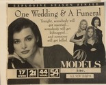 Models Inc Print Ad Vintage Cassidy Rae Carrie Anne Moss TPA2 - $5.93