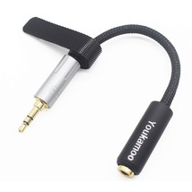 3.5Mm Male To 4.4Mm Female 8 Core Silver Plated Headphone Earphone Audio Adapter - £33.66 GBP