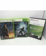 Halo 3 , Halo Reach, Halo 4 Xbox 360 Bundle - Used - Tested And Works!!! - $445.21 MXN
