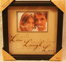 Live, Laugh, Love New View Wood Hanging Tabletop 6 x 4 Photo Frame - £23.87 GBP