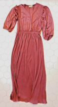 1979 Ayres By Eysen Mauve Formal Dress Maxi Floor Length Womens Size 10 Vintage - £20.29 GBP