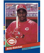 1991 Donruss #196 Billy Hatcher Cincinnati Reds - £1.42 GBP