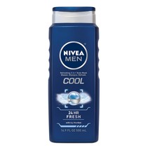 NIVEA Men Body Wash, Cool Icy Menthol, 16.9 Fl Oz (Pack of 1) - £19.97 GBP