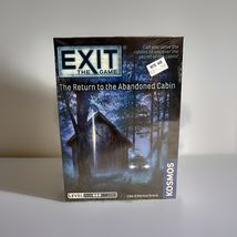 Exit Return To The Abandoned Cabin Kosmos Escape Room Card Game - $21.29