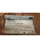 3M MS² Super-Mini Connector Modules, Transparent Dry, 4000-D 3 bags - $932.78 MXN