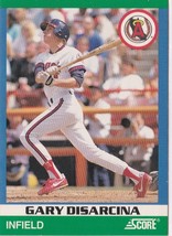 Gary Disarcina Angels Infielder 1991 Score RISING STAR Card # 26 Near Mint - £1.09 GBP