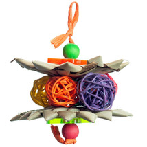 A &amp;E Cages Nibbles Single Palm Star Stacks Small Animal Chew Toy 1ea-One Size - £7.08 GBP