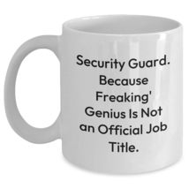 Funny Security Guard Gifts for Men, Women, Friends and Family - White Coffee Mug - $16.61+