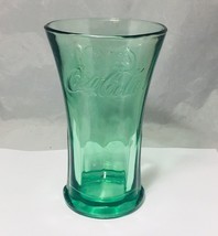 Coca cola 16 Oz. Green Flared Libbey glass - $5.93