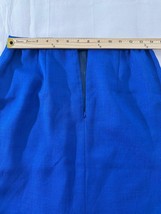 TA Travis Ayers Women's Blue Rear Zip & Slit Pull-On Skirt Size 8 Waist 28" image 12