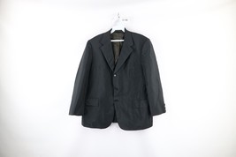 Vtg 60s Streetwear Mens 40R Distressed Wool 3 Button Suit Coat Jacket Gr... - £42.79 GBP