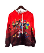 Roblox Youth Boys size Small Hoodie S Hooded Sweatshirt Gamer Red - $13.98