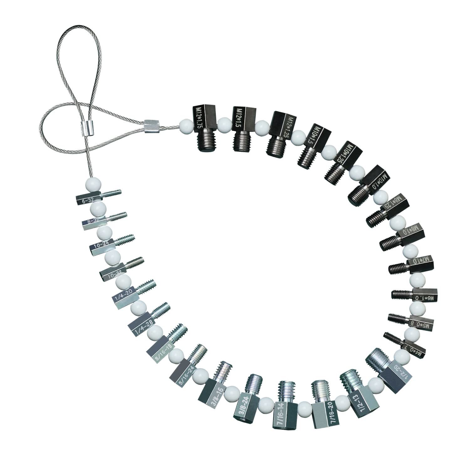 Complete Sae/Inch And Metric Set Of Nut And Bolt Thread Checkers, 26, 14... - $29.96