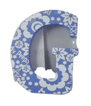 Wooden Block Letter Painted Floral My Peeps &amp; BFF  - New - G - £4.70 GBP