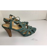 Cloud Walkers Womens Sz 10 W Green Heel Shoes Antoinette - $24.74