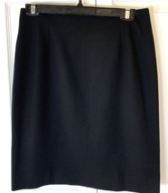 I.O.U Skirt Mini Pencil 100% Wool Size 8 Vintage 80s Career Office Preppy - £19.09 GBP