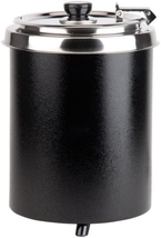 W300BK 6 Qt. round Black Countertop Soup Kettle Warmer - 110V, 300W - $3,392.34 MXN