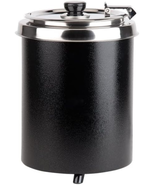 W300BK 6 Qt. round Black Countertop Soup Kettle Warmer - 110V, 300W - $3,378.36 MXN