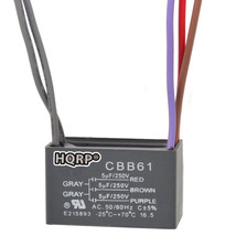 Capacitor CBB61 5uf+5uf+5uf 5-Wire Voltage 250VAC for Harbor Breeze Ceiling Fan - £13.36 GBP