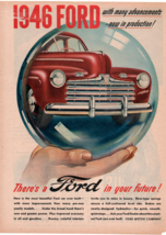 1946 Ford In Your Future Crystal Ball print ad Fc2 - $17.10