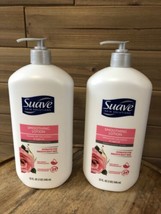 2 Pack Suave Smoothing Lotion With Rose Extract Hydrates For Smooth Silky Skin - £26.98 GBP