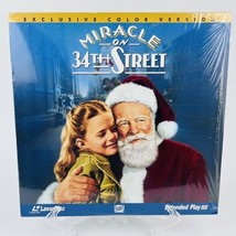 Miracle on 34th Street LASERDISC 1947 Color Version Excellent NM Condition, Xmas - £11.56 GBP
