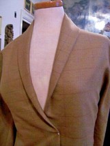 4YD Designer Menswear Suit Fabric Cashmere Silk Blend Classic Dk Gold Blu Brick - £128.31 GBP