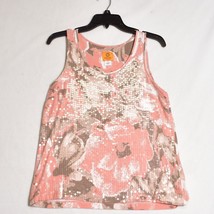 Ruby Rd Women&#39;s Petite Sequin Floral Tank Top Size SP - $21.88