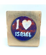 &quot;I Love Israel&quot; Clip souvenir magnet for refrigerator, toolbox, locker, etc - $16.28 CAD