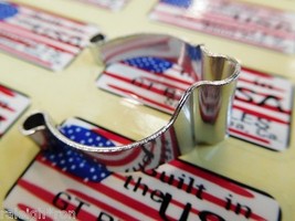 1 Chrome Cable Clamp for 1 1/8&quot; Tube Old School GT Freestyle Bicycle BMX... - $9.98
