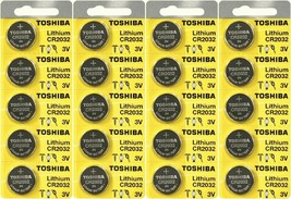 20 X New Original Toshiba CR2032 Cr 2032 3V Lithium Battery BR2032 DL2032 - £12.85 GBP