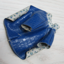 Mattel 1965 Tuttie doll's Puddle jumpers blue rain slicker jacket coat p... - $6.23