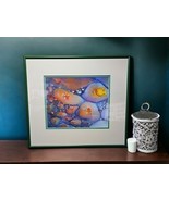Lary McKee Art Print &quot;FLISH&quot; Signed Framed Numbered 79/650 COA Vintage 2004 - $93.15